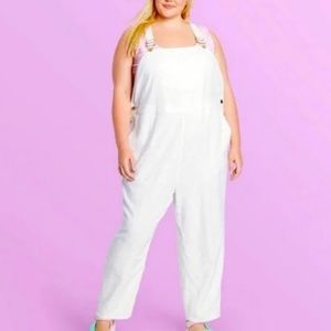 Limited edition Stoney Clover X Target size 4x white linen overalls.